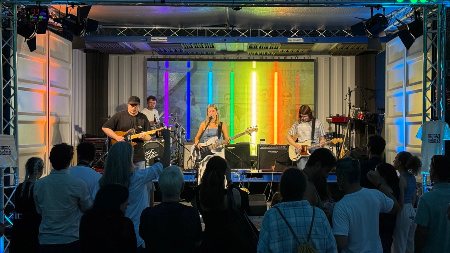Konzert mit Ton und Licht am Openair-Areal Bach